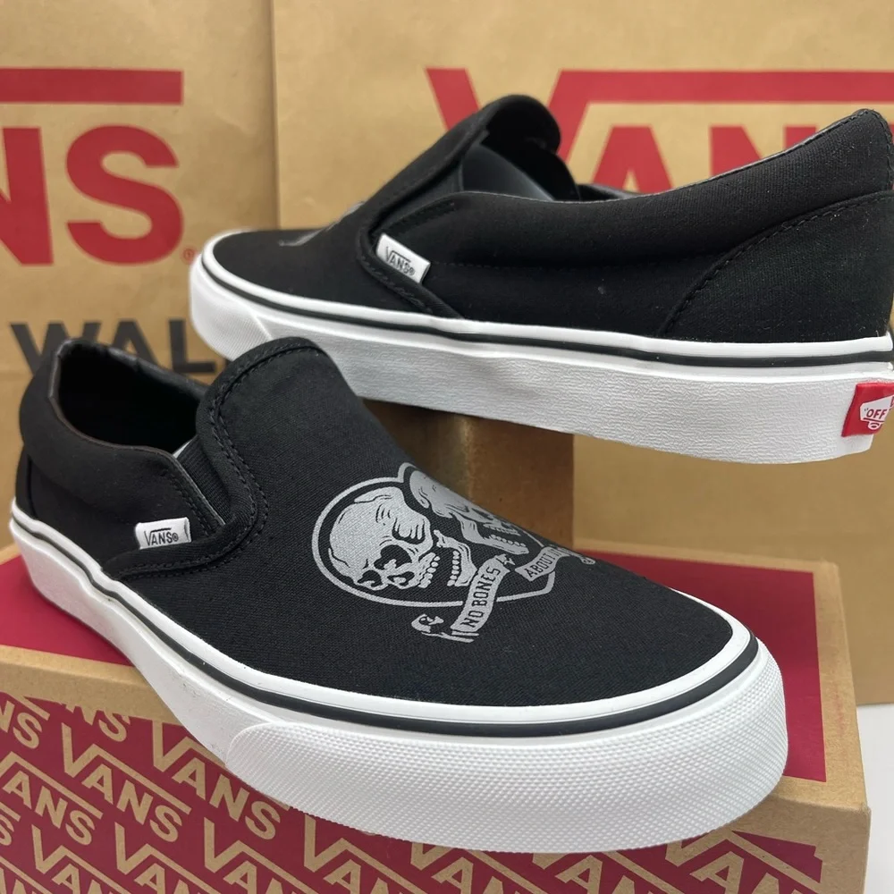Vans Women's Classic Slip-On Love You To Death Black/ White Sneakers
VN0A5JMH6BT - Picture 12 of 16